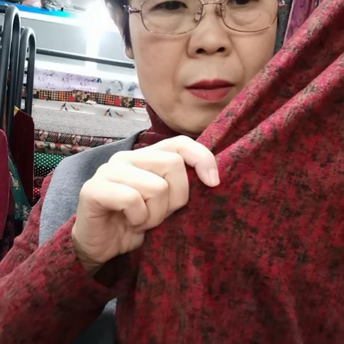 织花奥绒红色香风1米