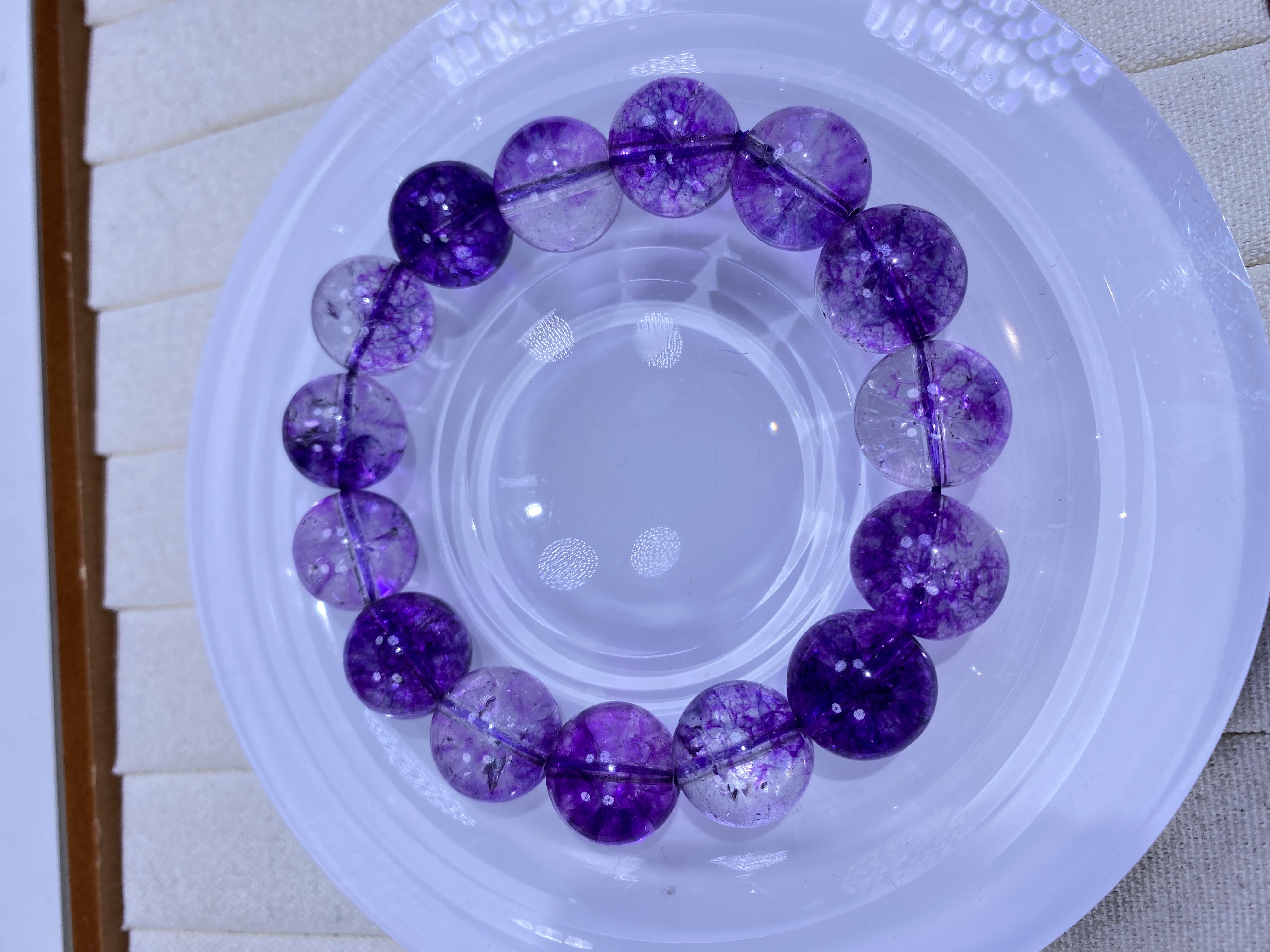 紫色14mm手串发一条D67