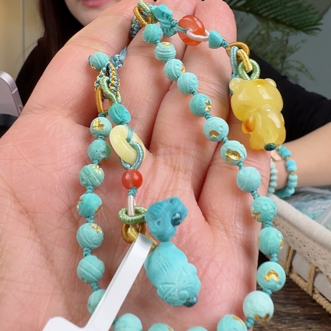 绿松石珠宝奇石未镶嵌