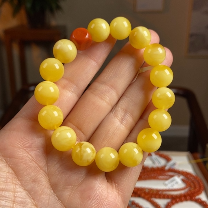 琥珀手链未镶嵌蜜蜡手串12