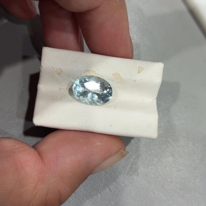 海蓝宝石裸石裸石4.48克拉