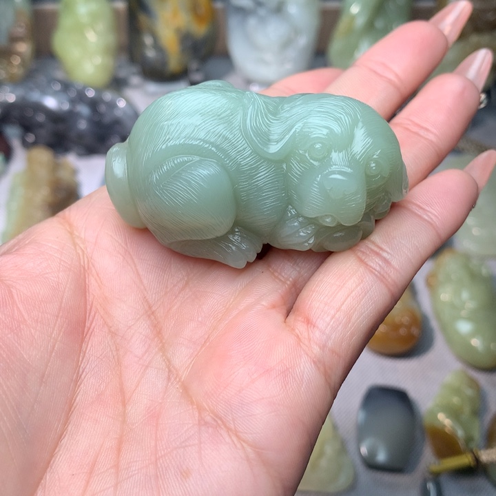 和田玉挂件未镶嵌奋**为