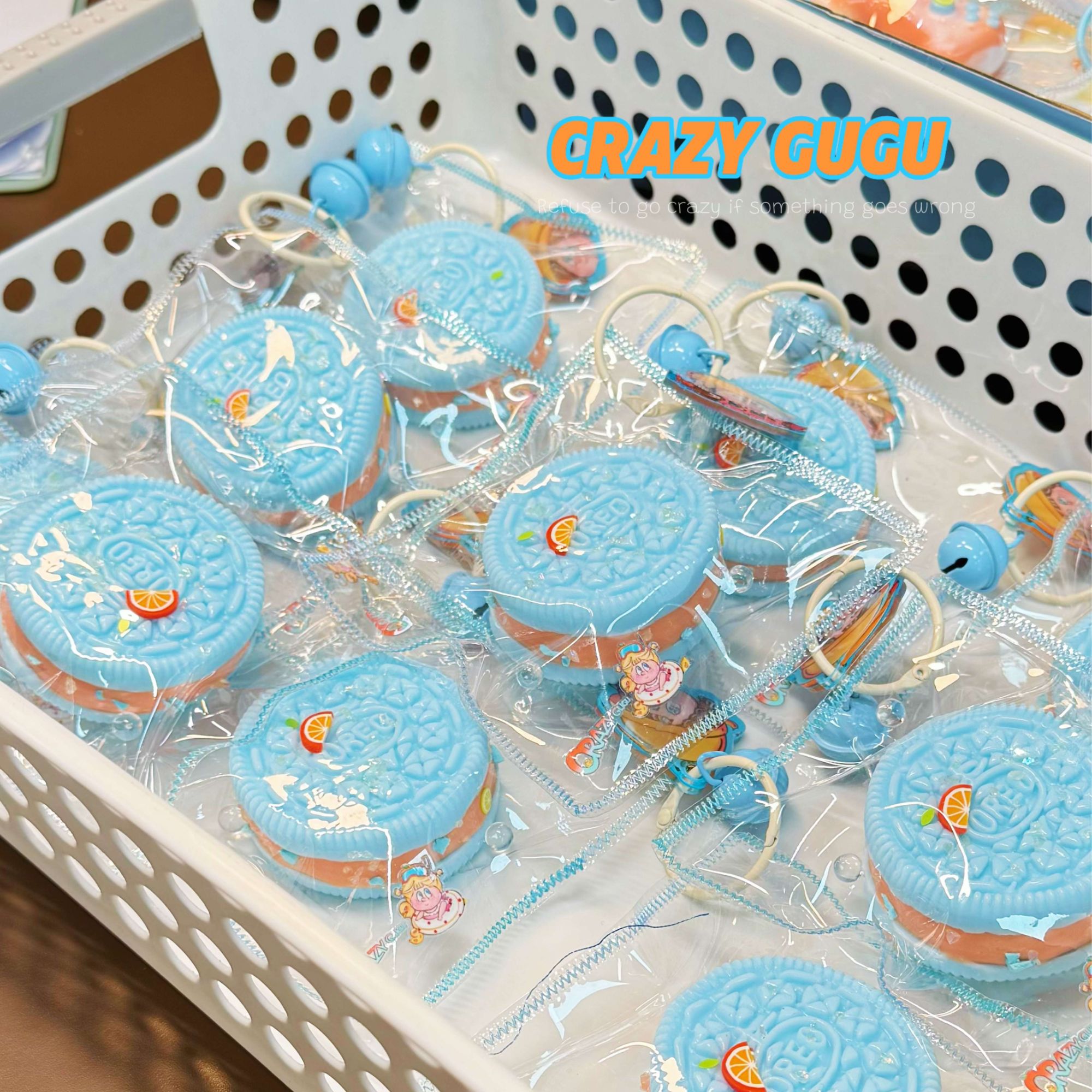 CRAZY GUGU Orange soda丨橘子味奥利奥丨手工潮流玩具