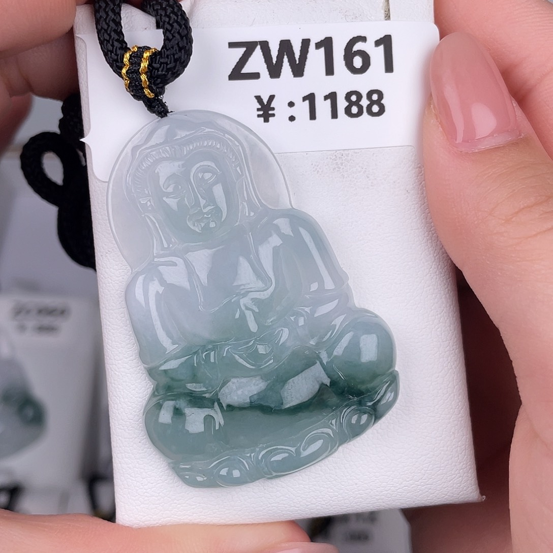 翡翠未镶嵌颈饰zw161