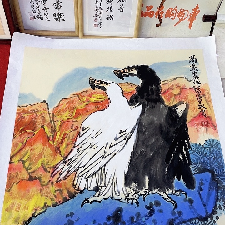 国画张圣敏先生纯手绘作品