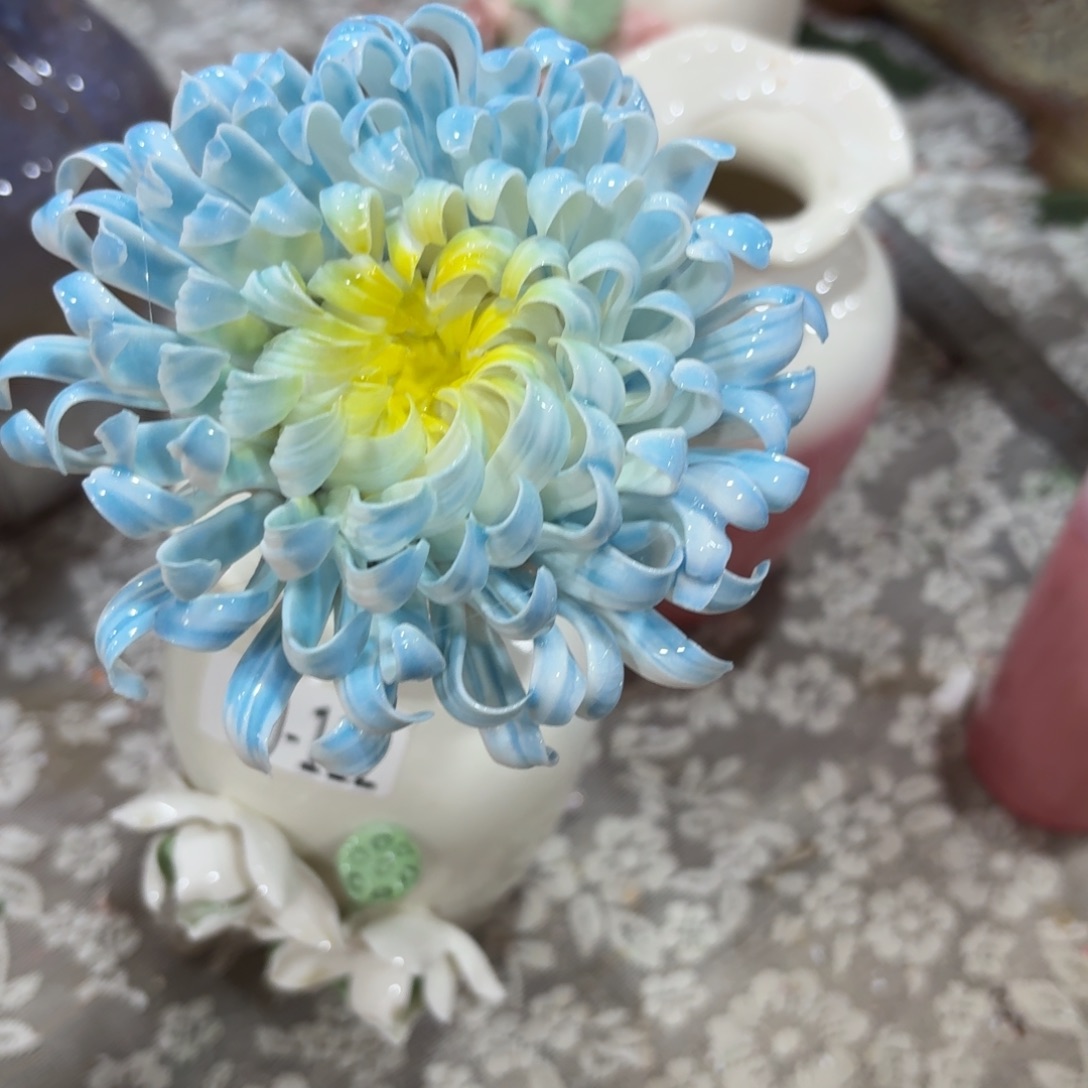 陶瓷花拍满20元发货，退款拉黑