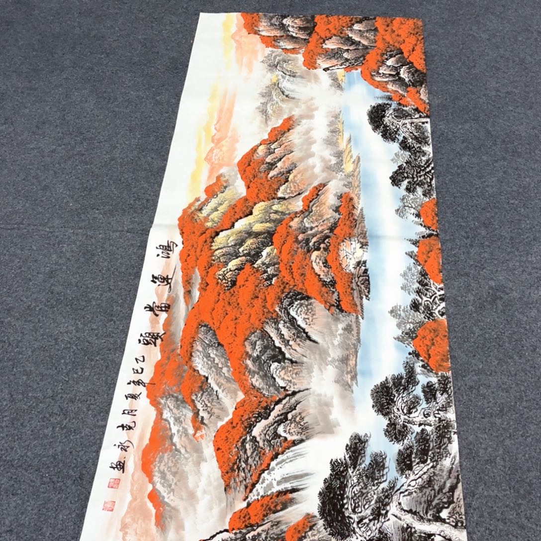 国画国画作品老师手绘