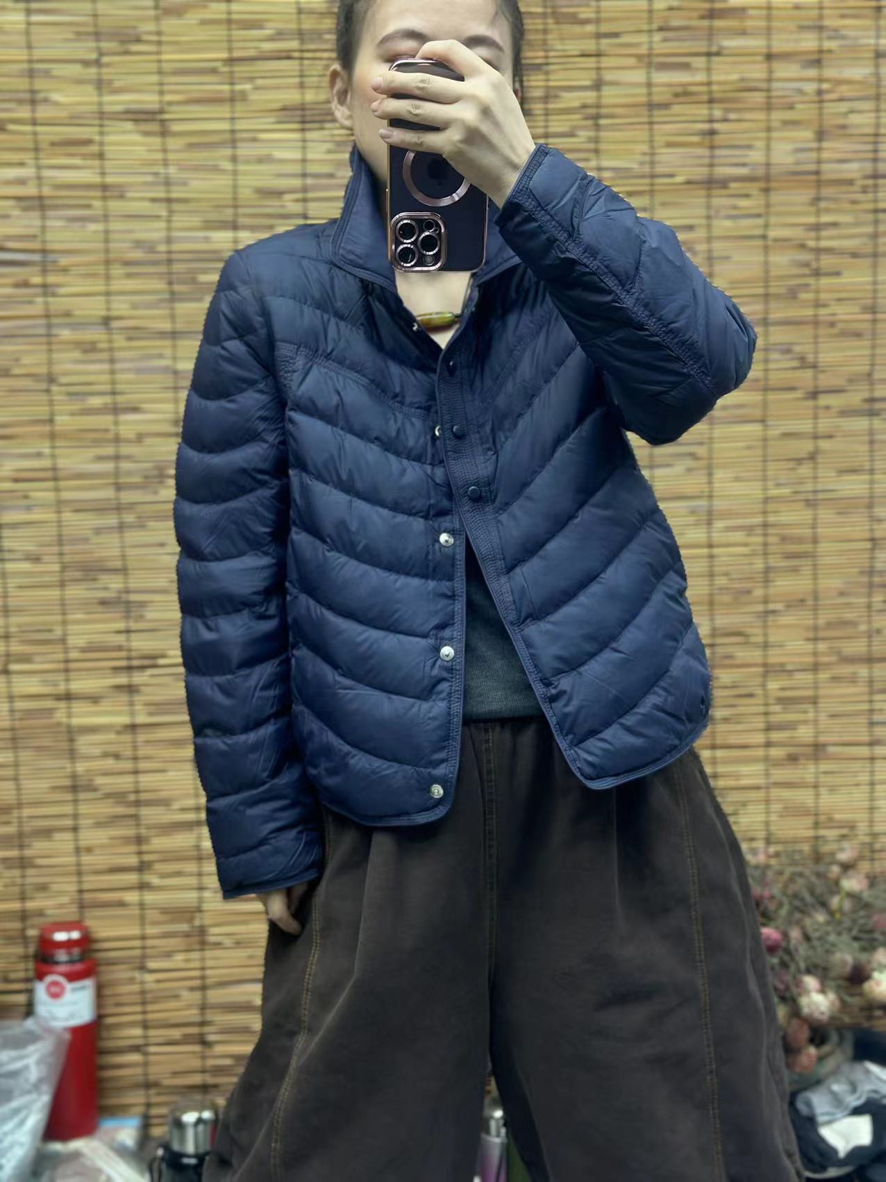 HY   7721净色翻领按扣YR外套