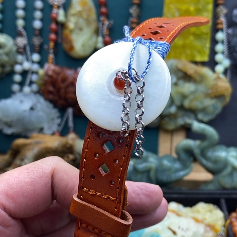 【闪购商品】未镶嵌岫玉手牌