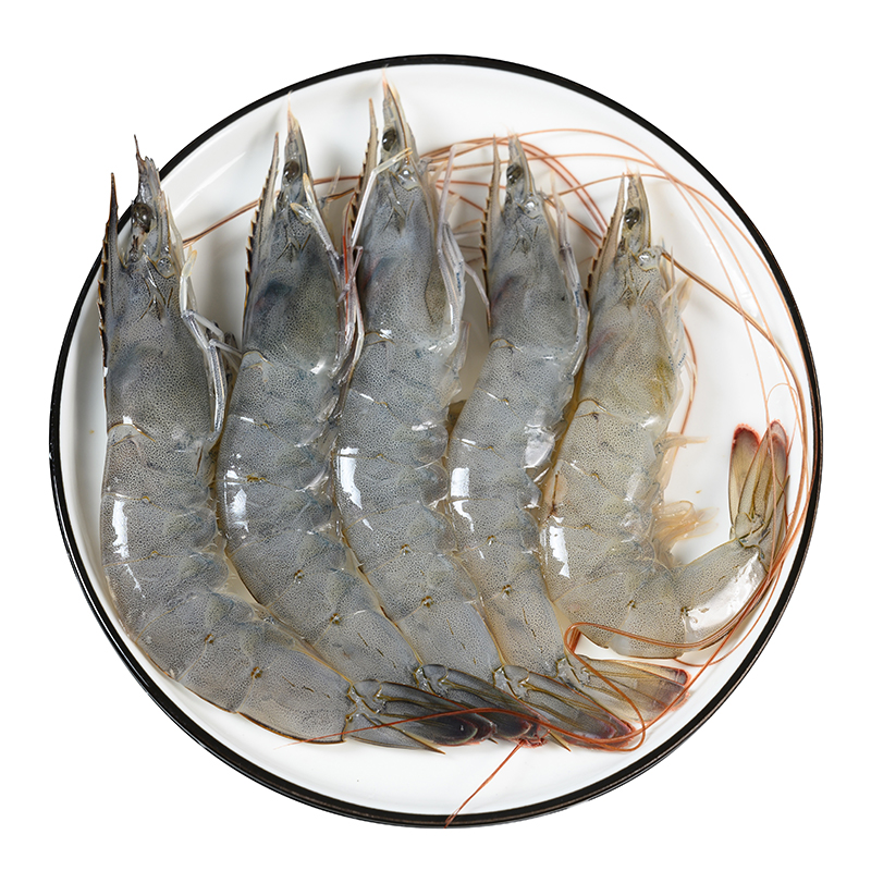 海捕野生小白虾海毛虾一斤30-40只左右500G/盒*4盒 到手2000G大虾