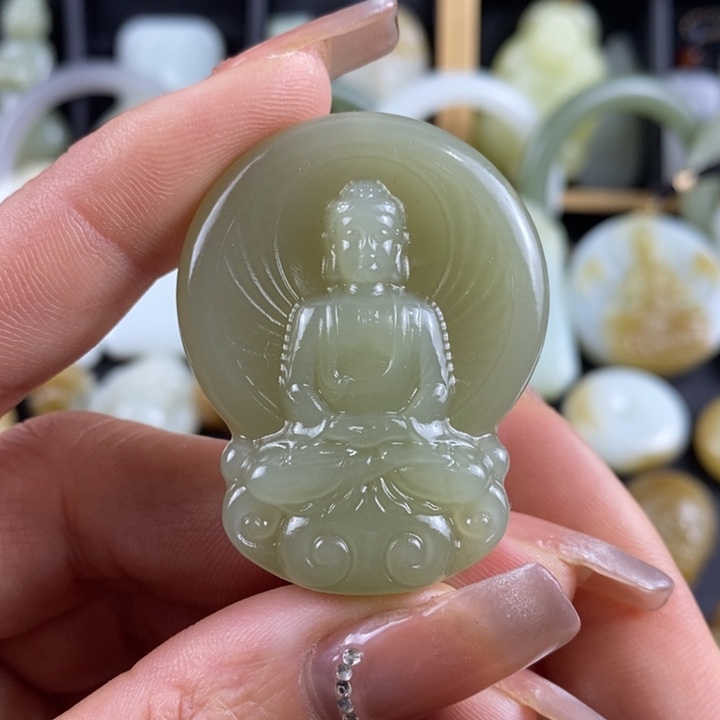 和田玉挂件未镶嵌