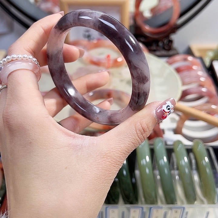 石英质玉手镯未镶嵌海****6