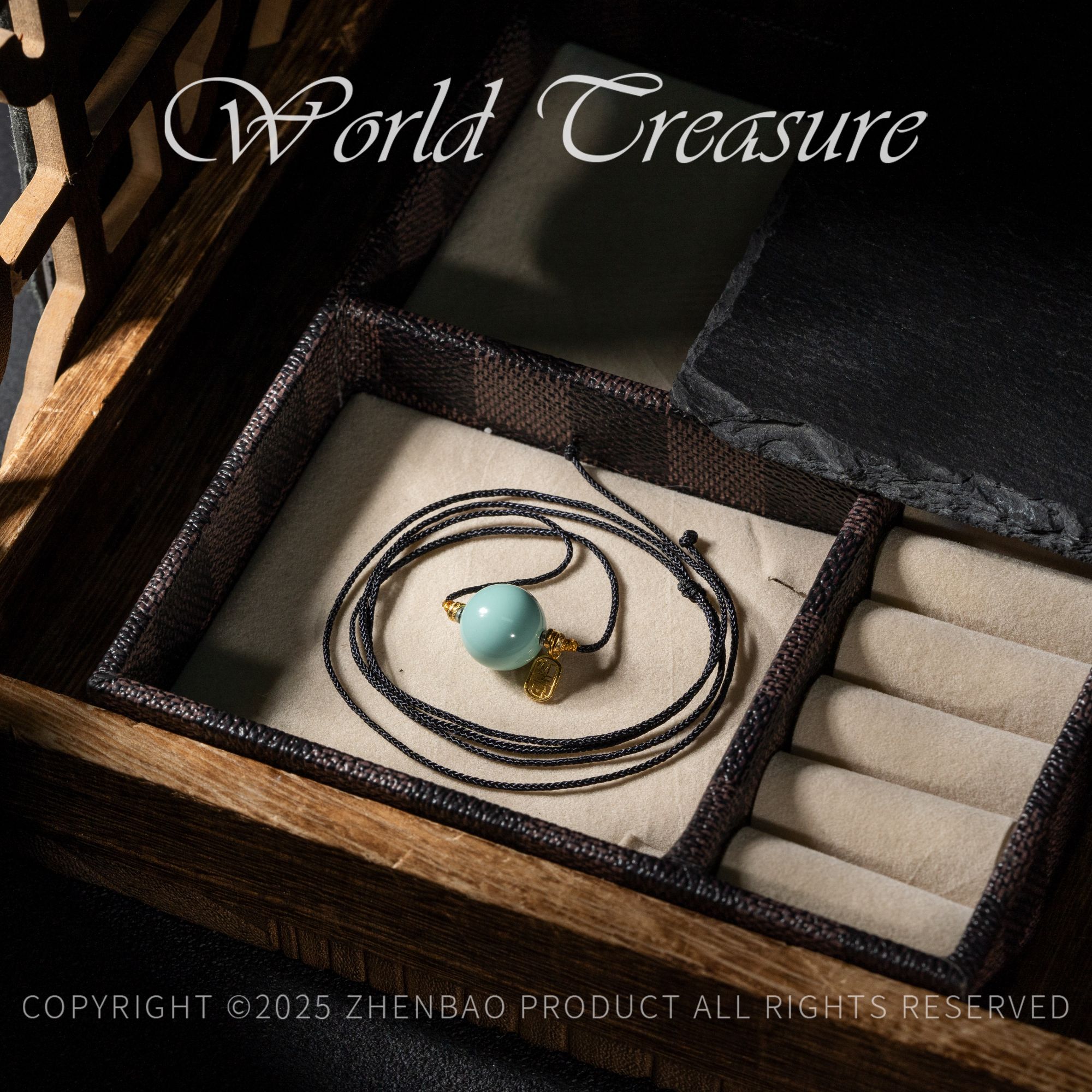 【世间臻宝】绿松石圆珠DIY项链/Q2754/多样性发一件/12m/70cm/2