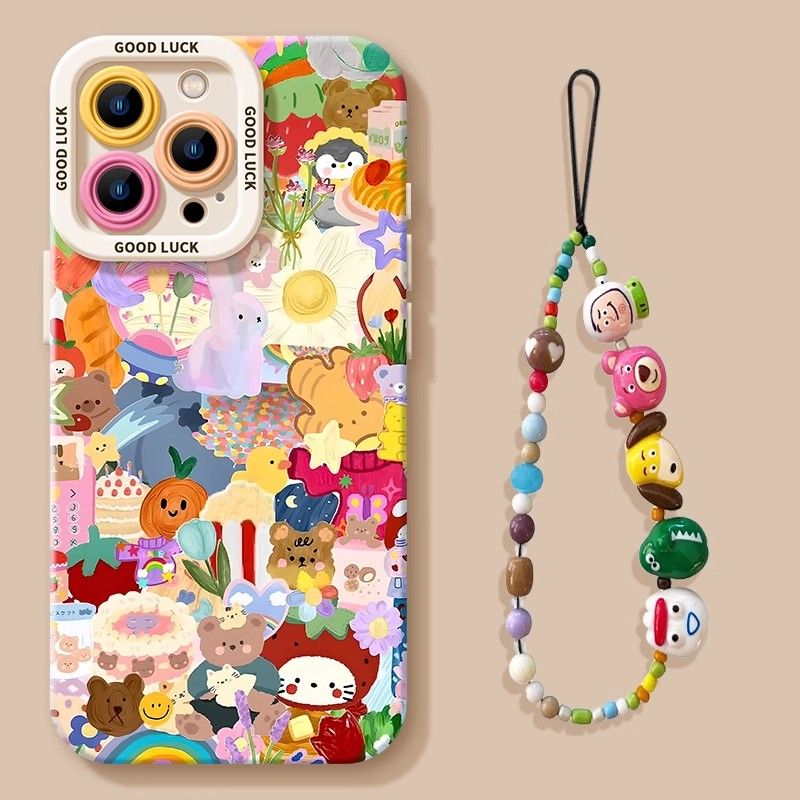 油画动物苹果16手机壳15Promax/14plus/13创意12新款xsmax/XR/8软