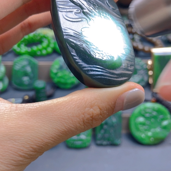 未镶嵌和田玉珠宝半成品