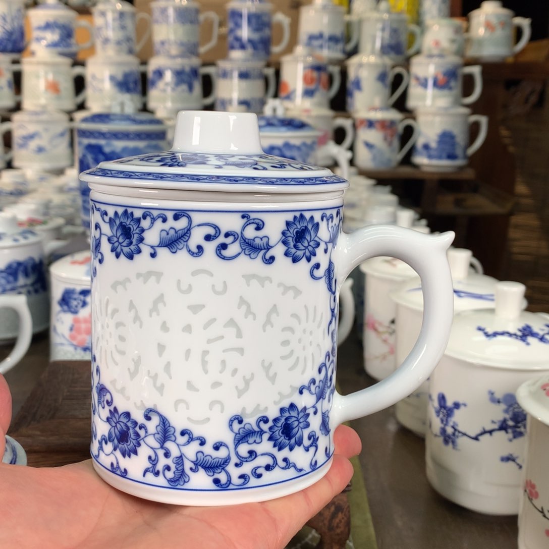 景德镇陶瓷高温办公杯