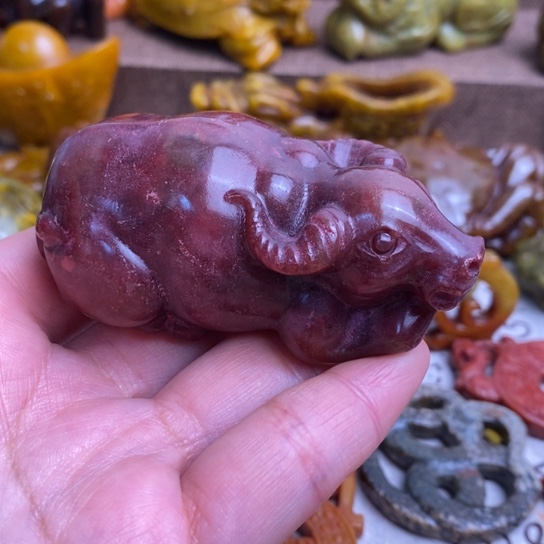 蛇纹石玉未镶嵌颈饰103
