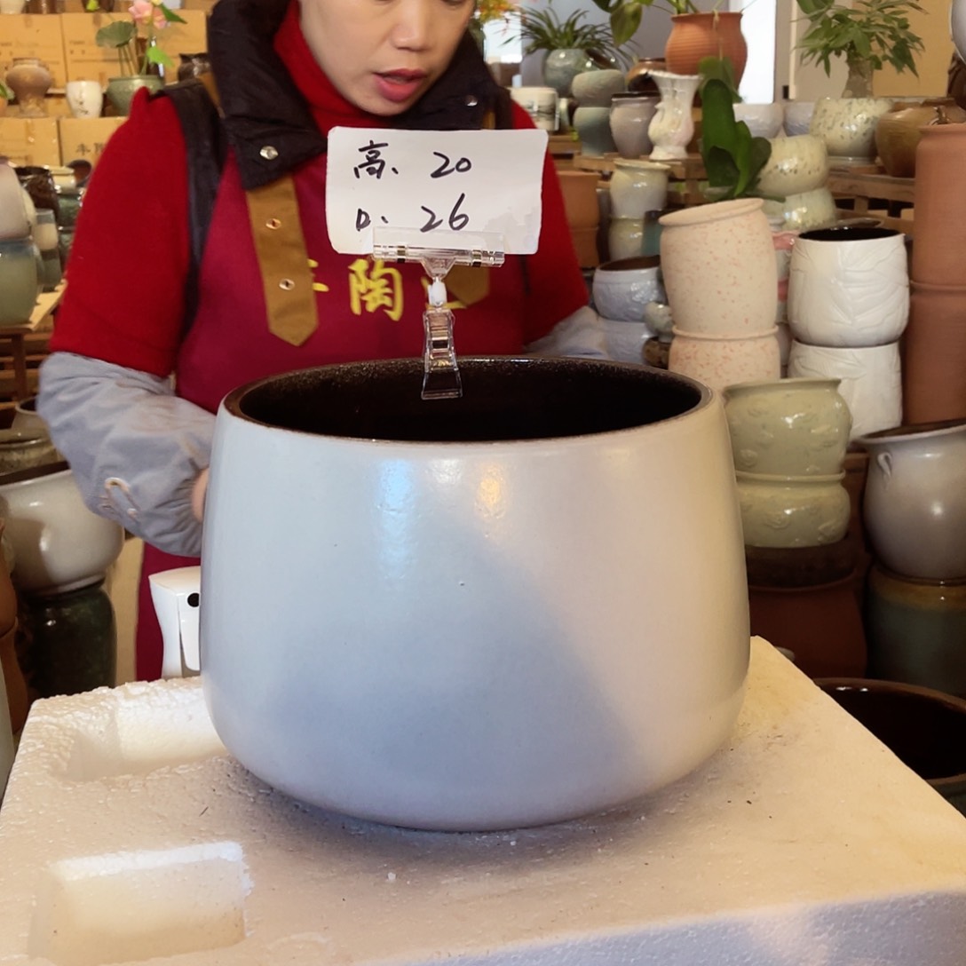 紫砂花盆高度20口径26