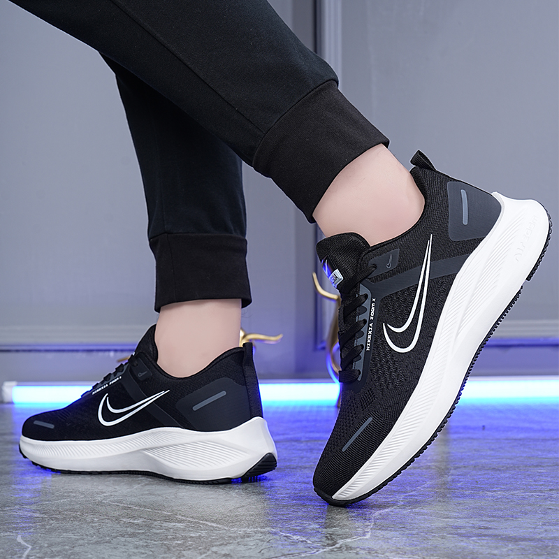 品牌正品新款运动鞋男女春秋季耐磨网面休闲减震尼可侠跑步鞋子