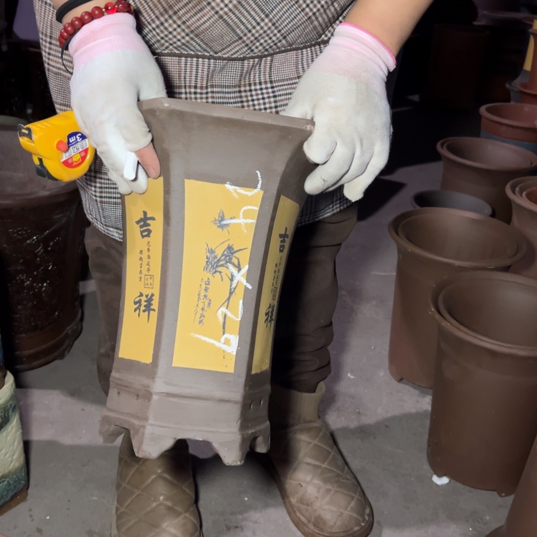 紫泥花盆紫砂花盆81