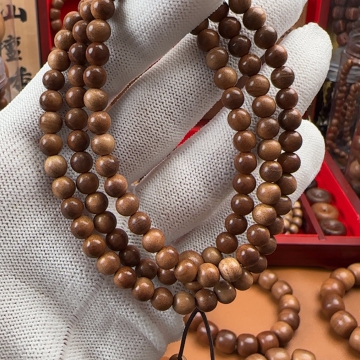 檀香木0.6多圈 黑肉 奶香