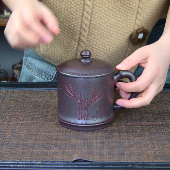 茶杯紫砂高货放漏