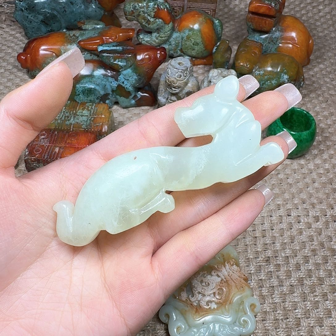 白玉菩提吊坠挂件