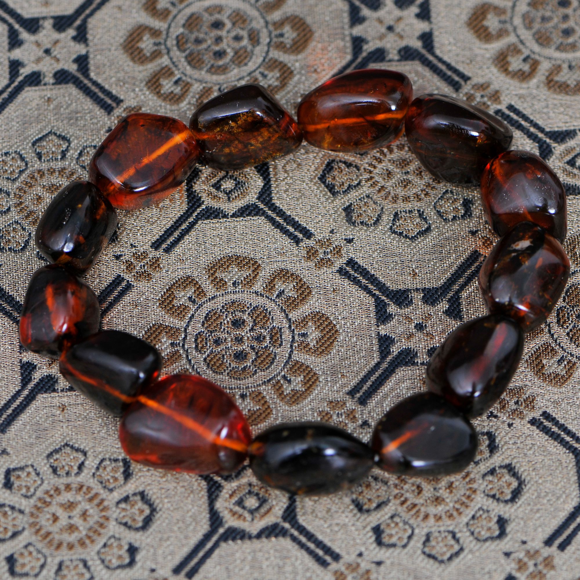 琥珀随型手串 P1264