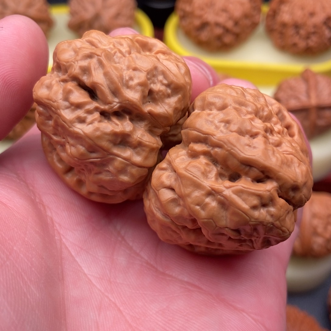 文玩核桃把件延庆水晶蛙40