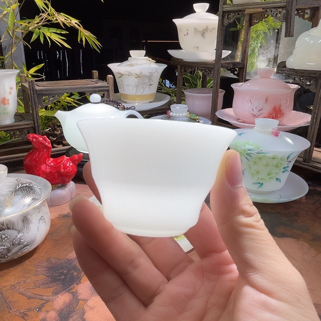 璞玉釉烧竹节杯60ml