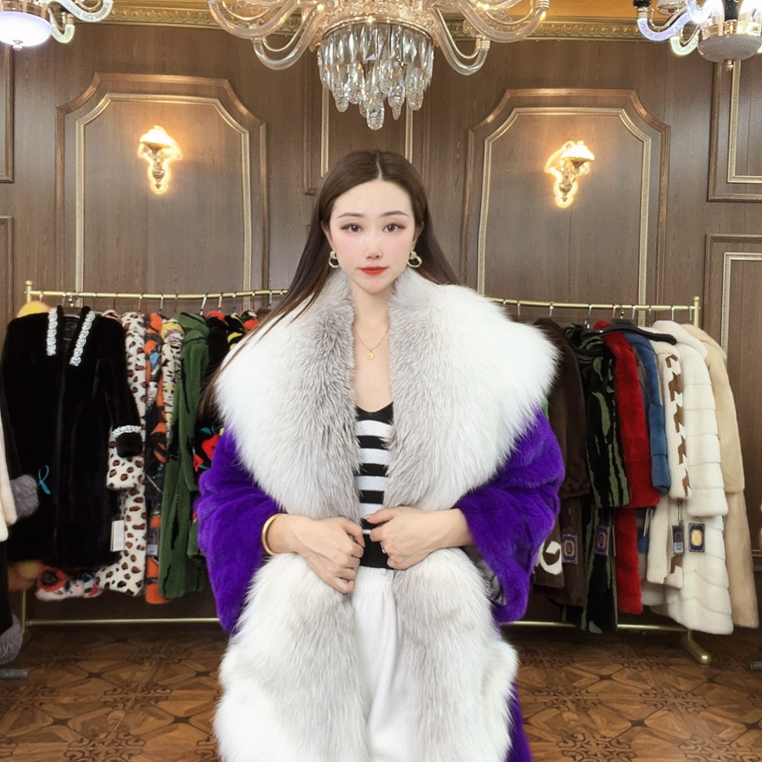 貂皮大衣时尚潮流