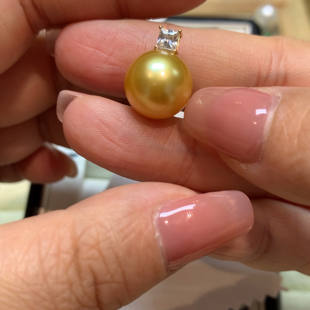 海水珍珠颈饰14K金镶嵌