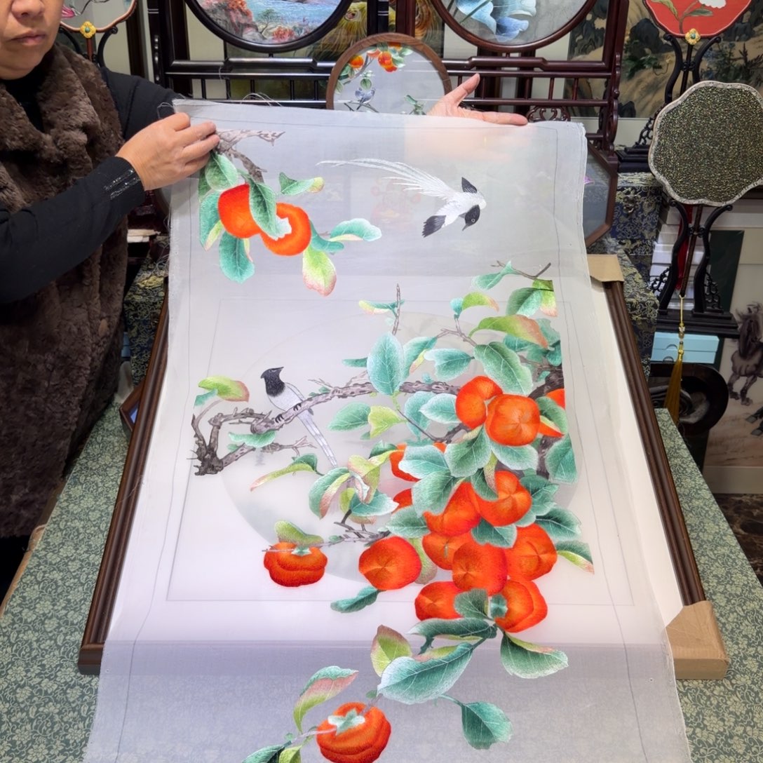 刺绣手工苏绣工艺制作技艺精湛