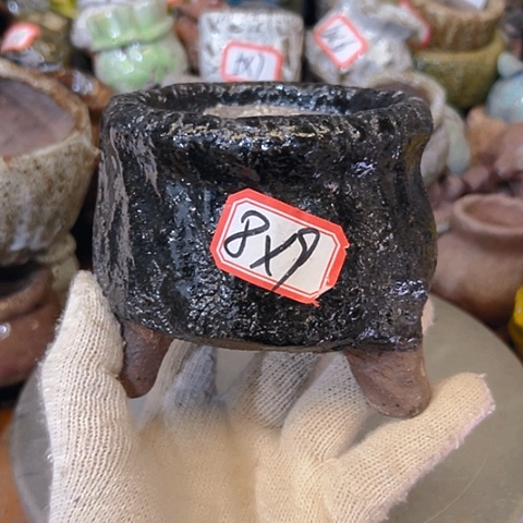 粗陶花盆手工花盆制作就这样