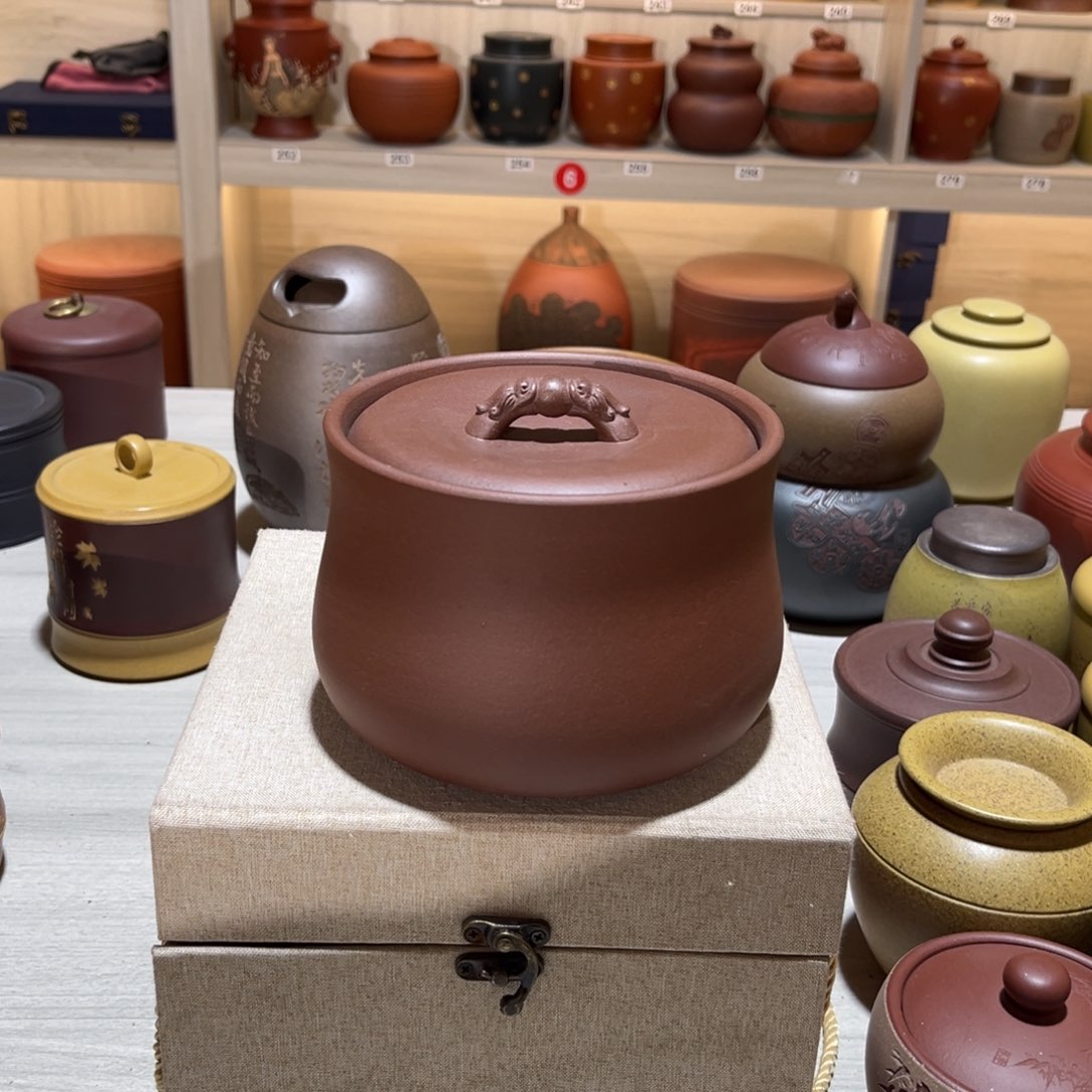 紫砂茶叶罐紫砂的制作