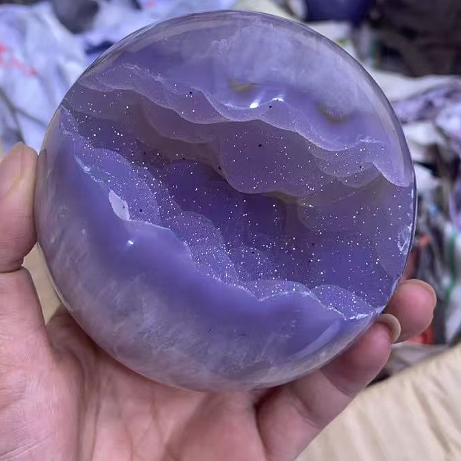 天然水晶球符文水晶球适合家居摆放的摆件