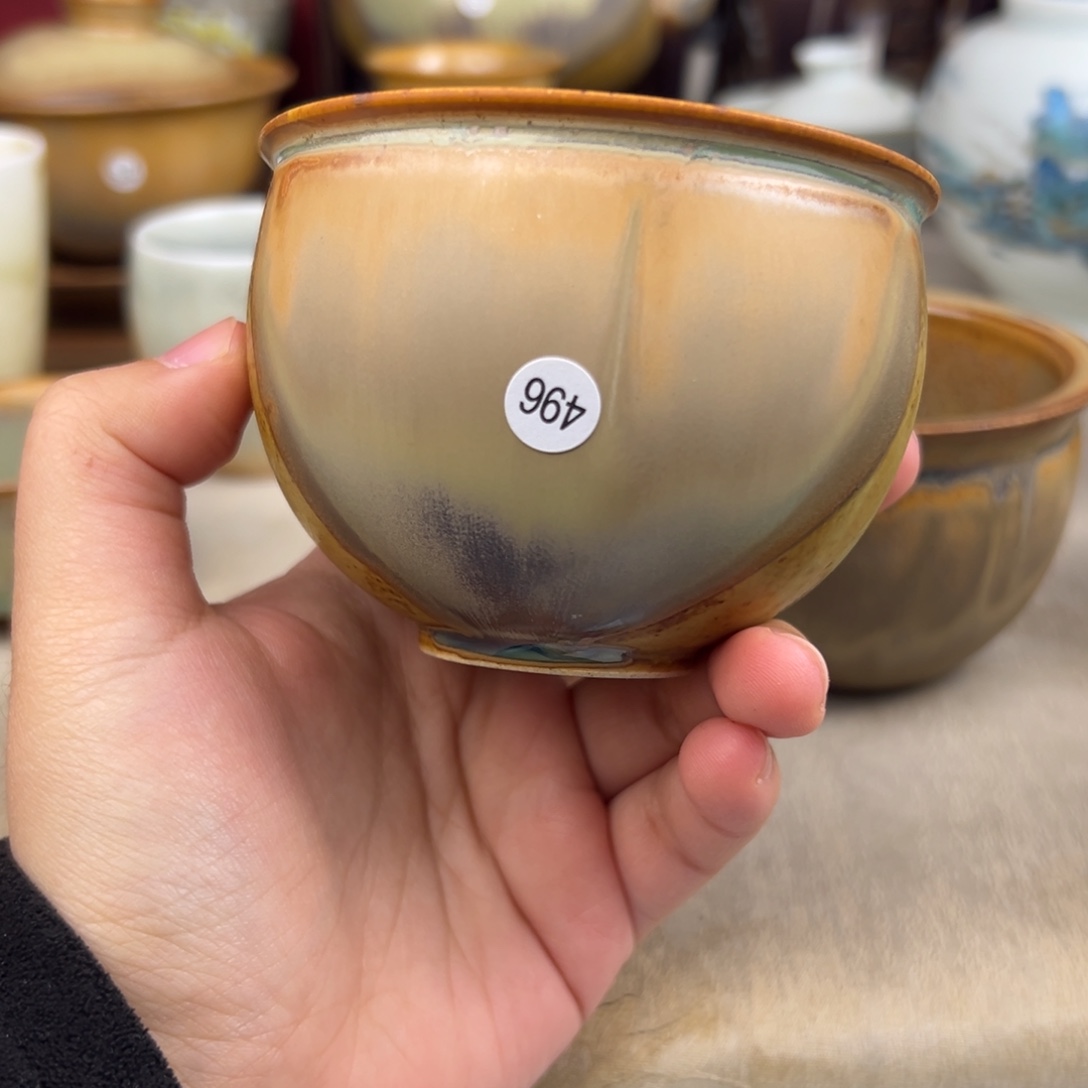 杯纯手工茶烧主人杯