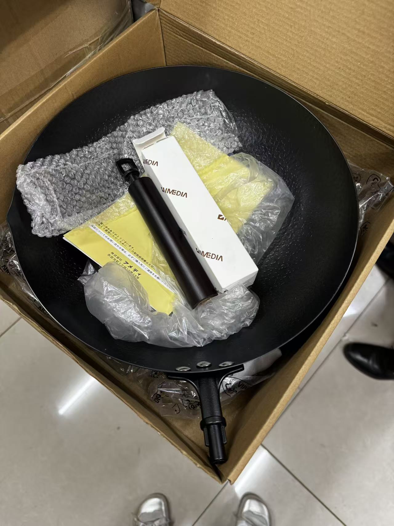 日本极铁锅  锤纹工艺  全新