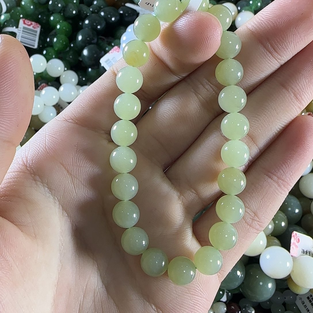 和田玉手链未镶嵌215