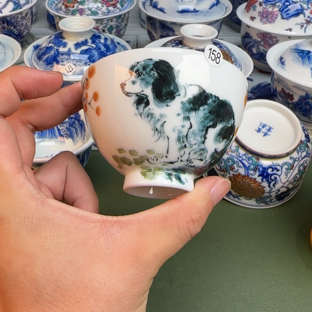 彦祖纯手工手绘茶具158