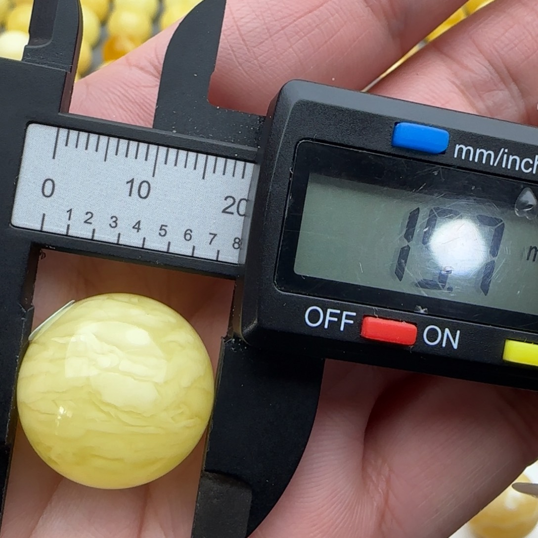 蜜蜡未镶嵌裸石虎皮千层妖花珠子