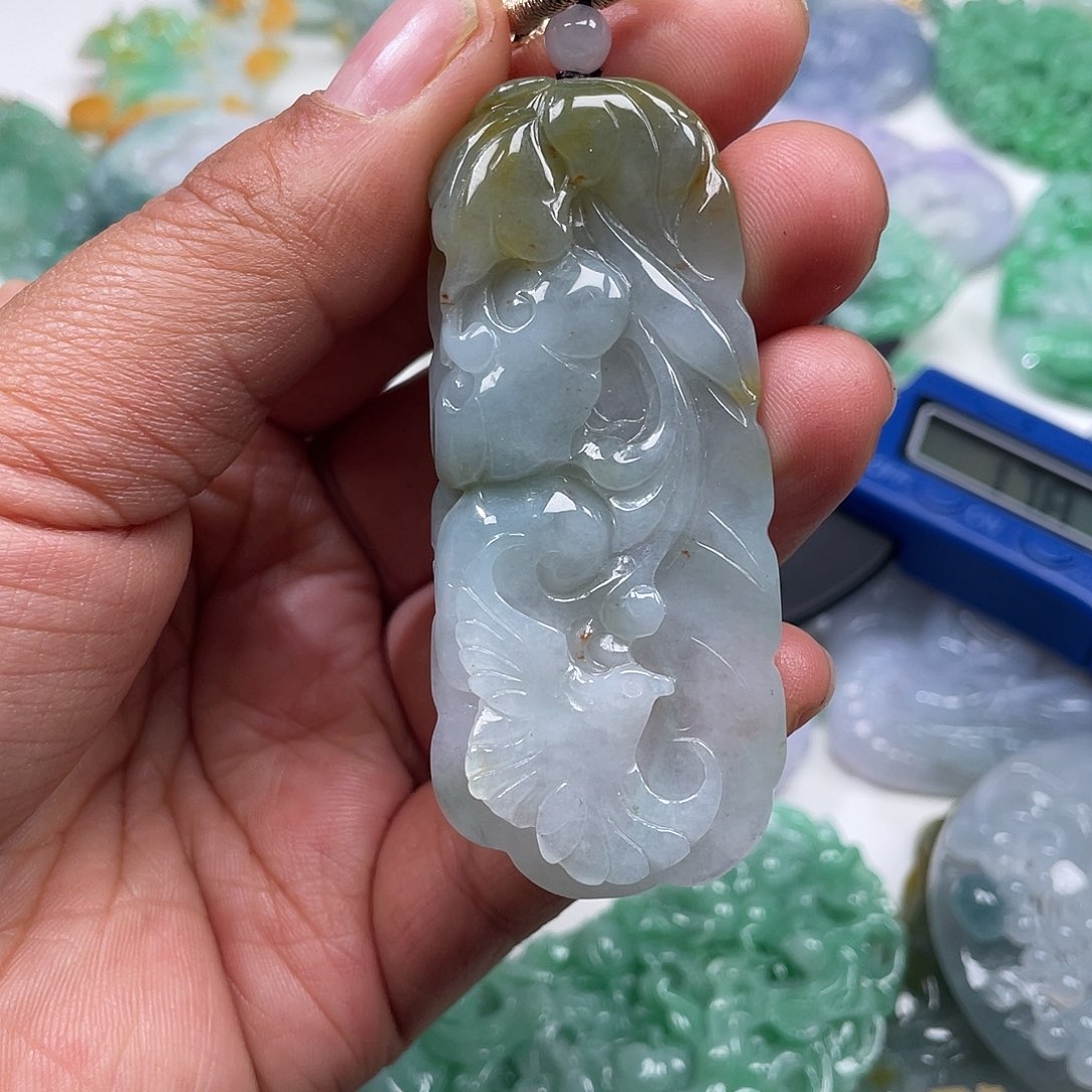 颈饰未镶嵌翡翠翡玉缘翡翠