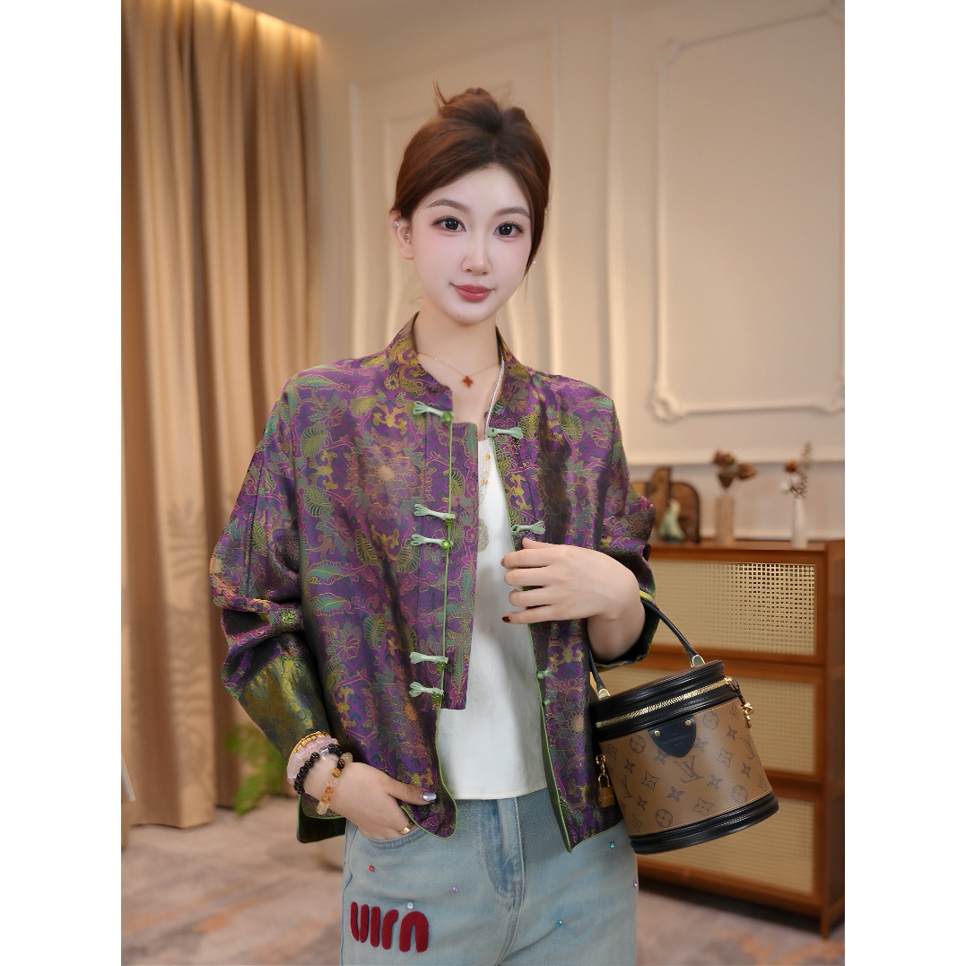 【王权富贵】国风新中式女装气质上衣外套 SJ24030