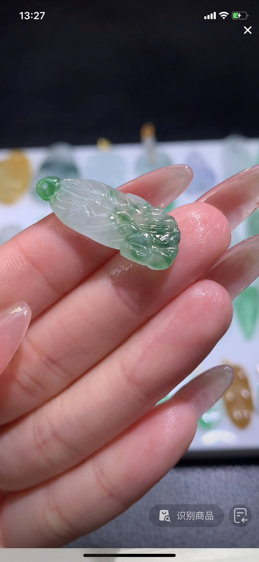 定制翡翠毛货白菜