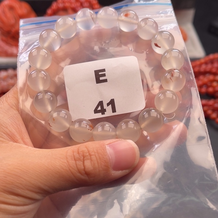 南红玛瑙未镶嵌多样性发货默认微瑕称重11mm