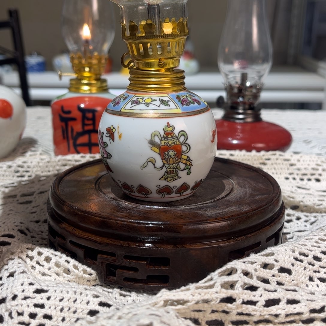 摆件景德镇陶瓷香薰灯