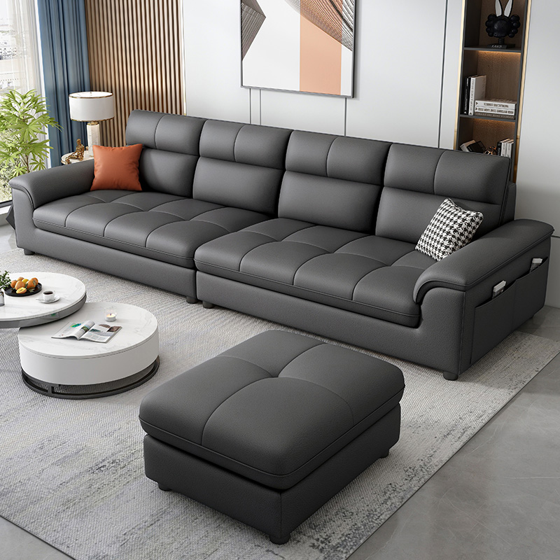 布艺沙发客厅小户型简约现代租房科技布贵妃1468新