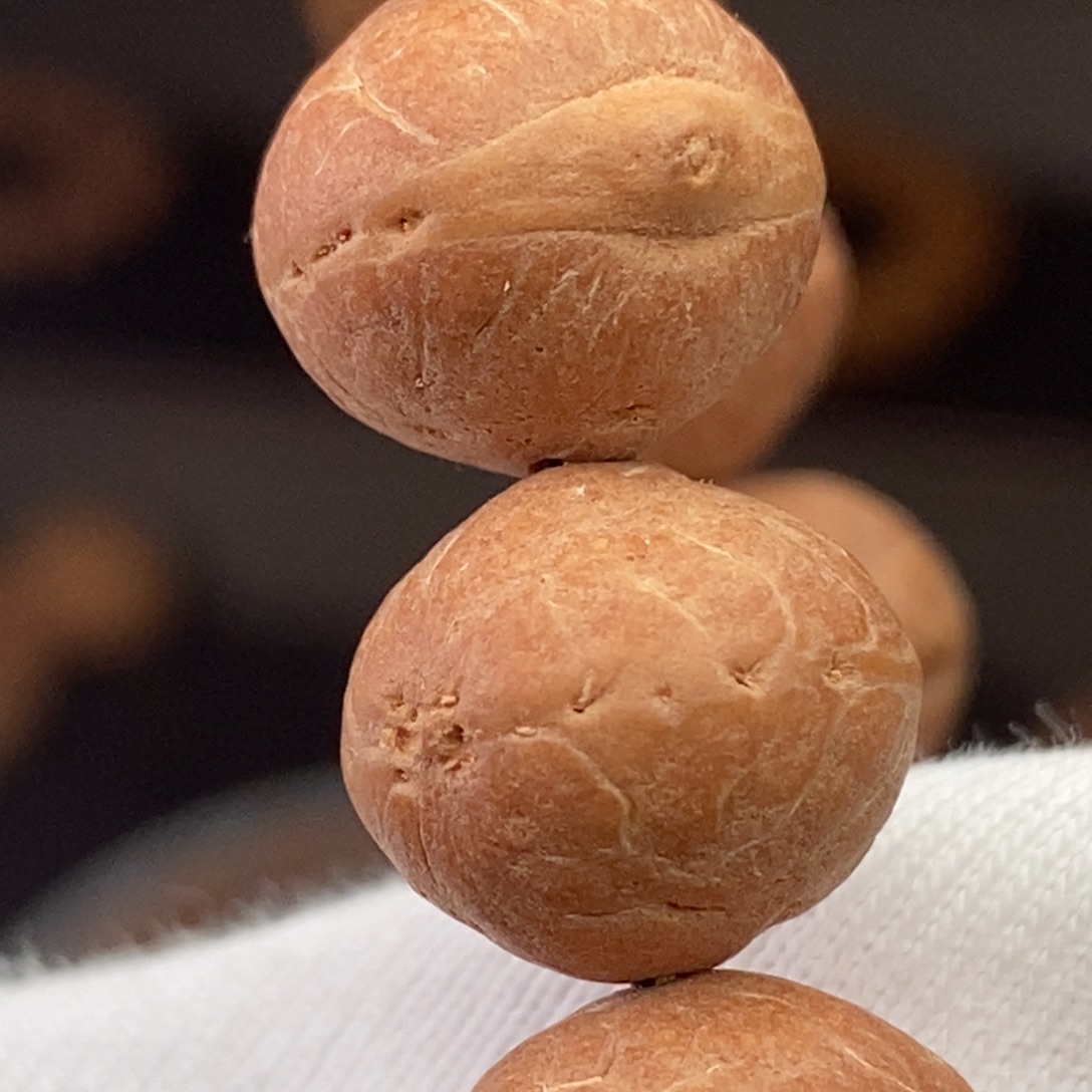 手串凤眼菩提尼泊尔凤眼实心飞碟11.5