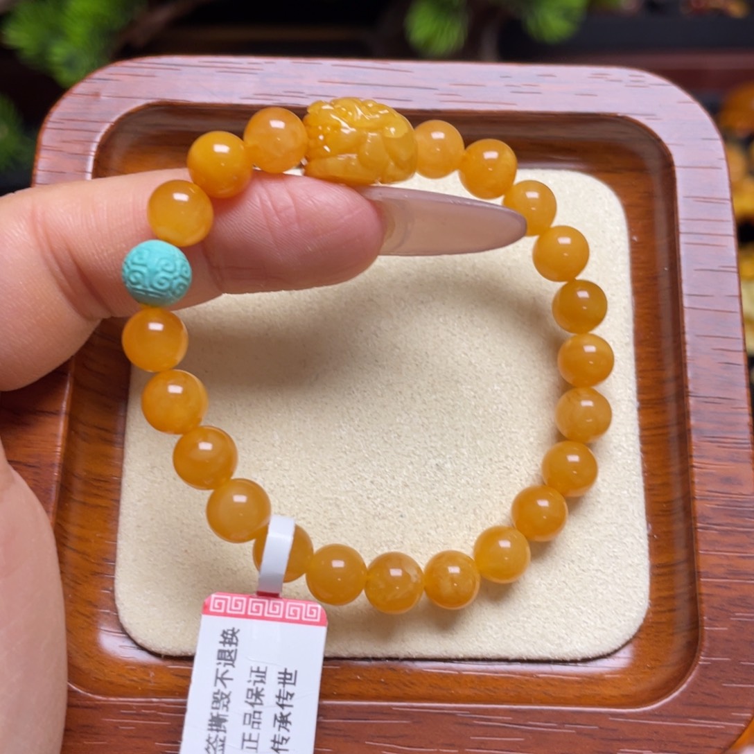 蜜蜡手链未镶嵌手串