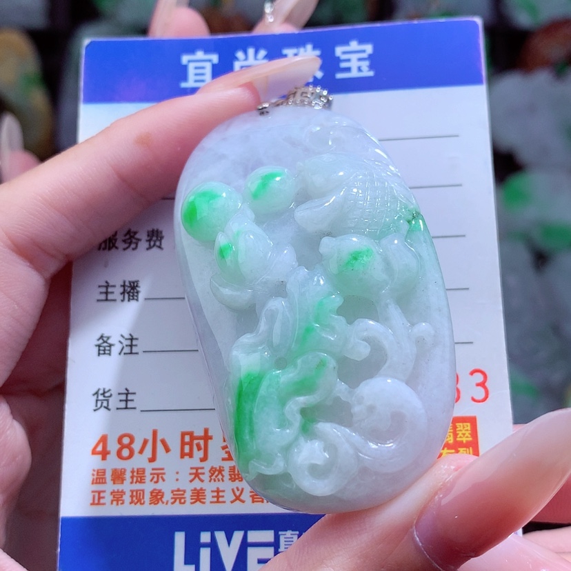 【闪购商品】翡翠颈饰未镶嵌挂件